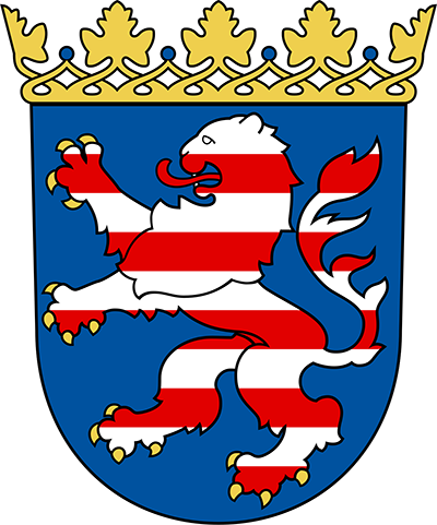 Wappen des Bundeslandes Hessen